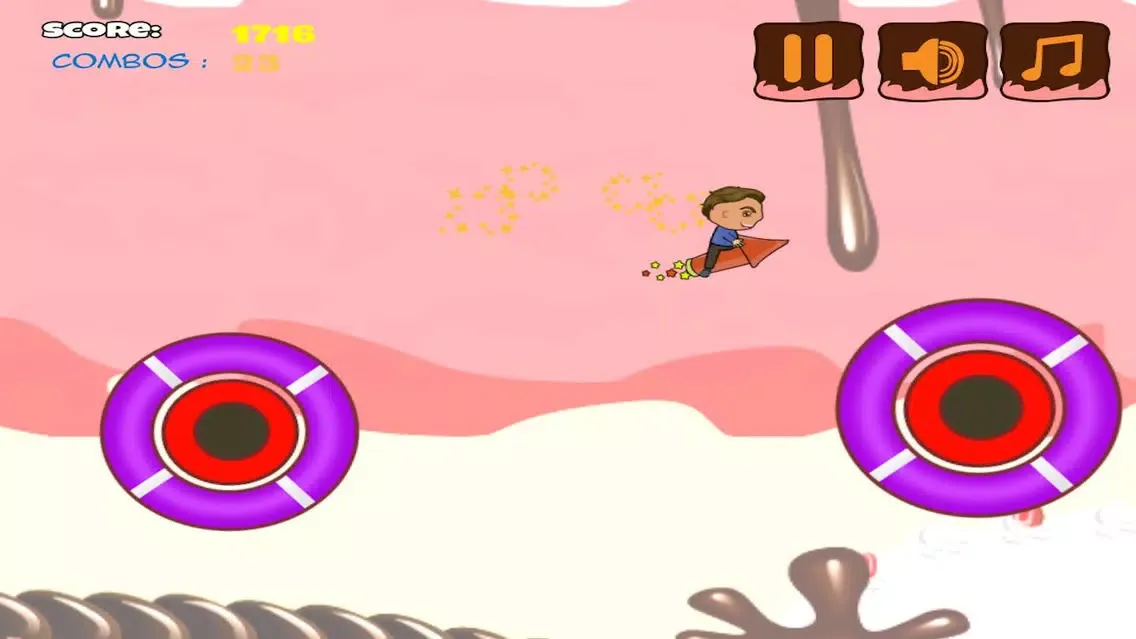 Tangkapan layar Super Boy Flying- A Chocolate World Tour Free