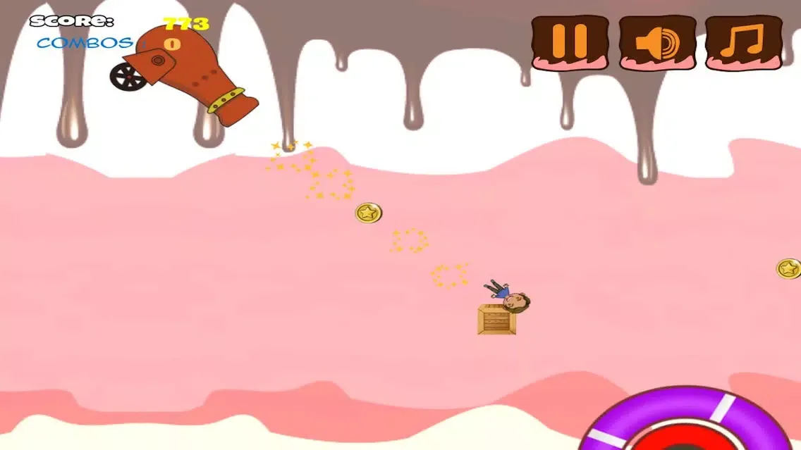 Tangkapan layar Super Boy Flying- A Chocolate World Tour Free