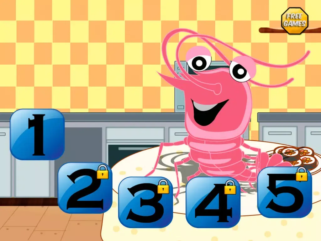 Captures d'écran de Sushi Shrimp Escape Takeout - Fun Puzzle Board Game for Kids Free iPad 