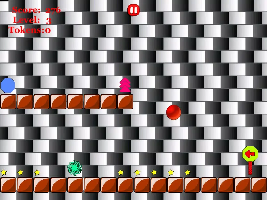 Trial Fusion Craze - Addictive Red Bouncing Ball Spikes Run iPad  স্ক্রিনশট