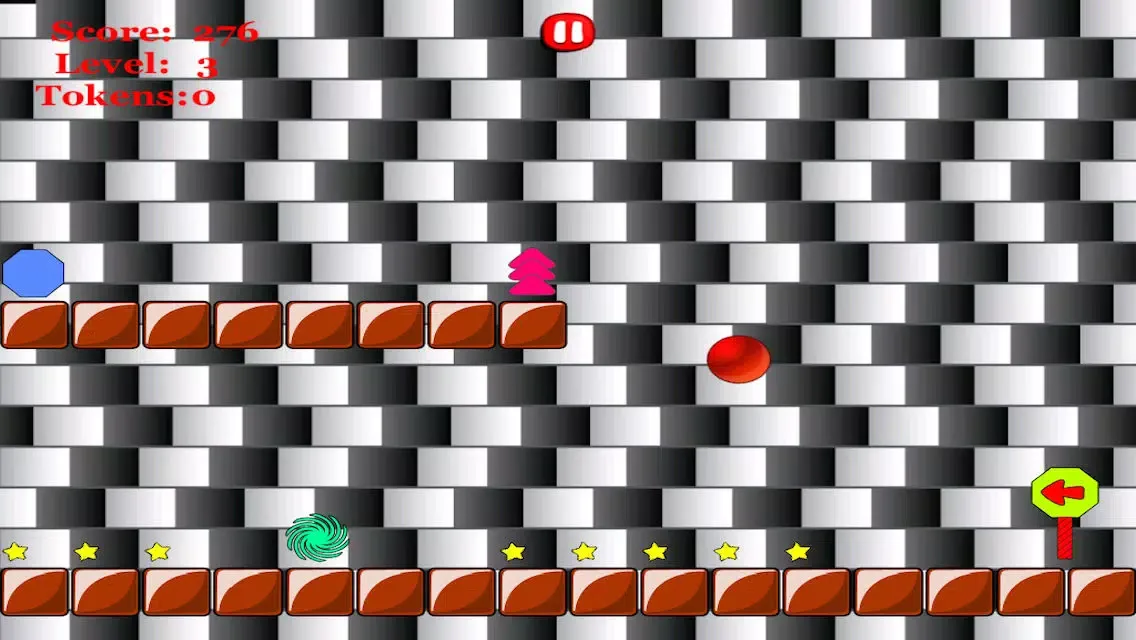 Trial Fusion Craze - Addictive Red Bouncing Ball Spikes Run স্ক্রিনশট
