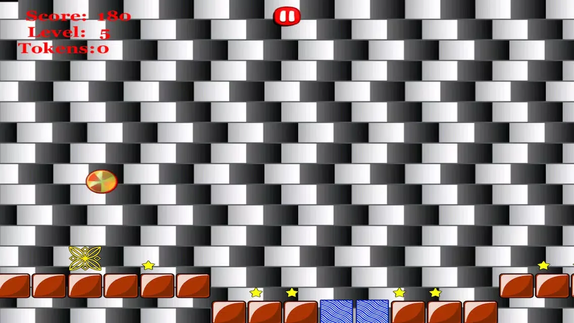 Trial Fusion Craze - Addictive Red Bouncing Ball Spikes Run স্ক্রিনশট