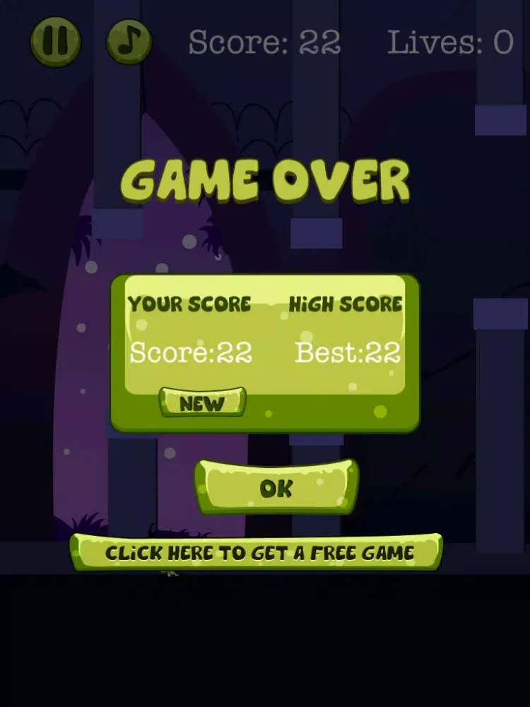 Tangkapan skrin Vampire Flight School Craze - Dark Halloween Horror Flapping Nights iPad 