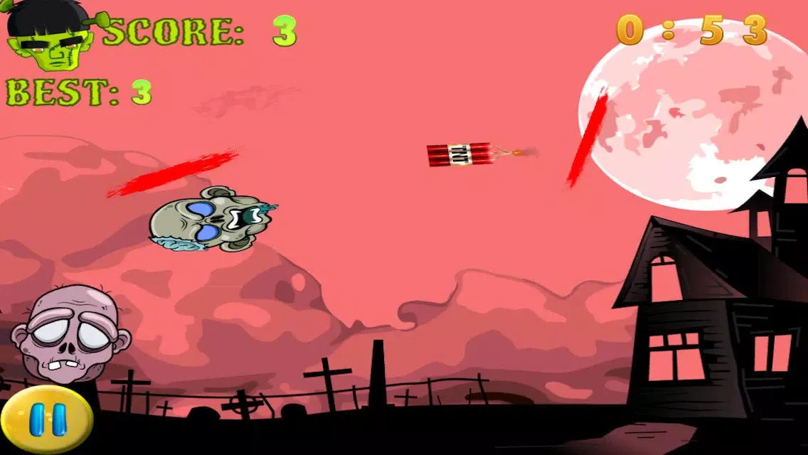 Ảnh chụp màn hình của Zombie Sword Defense - Fun Speedy Monster Sword Slashing Game