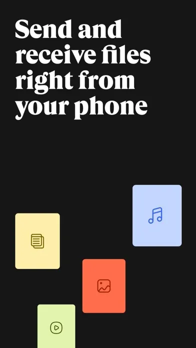 WeTransfer: Transfer Files स्क्रीनशॉट