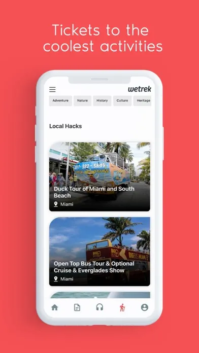 WeTrek – Tours and events應用截圖