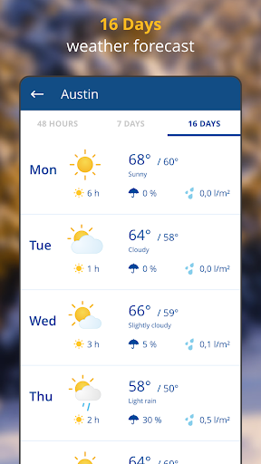weather24: Forecast & Radar Screenshots
