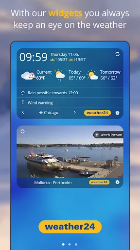 تصاویر weather24: Forecast & Radar