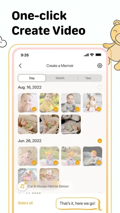 Baby Memoirs-kid's video album स्क्रीनशॉट