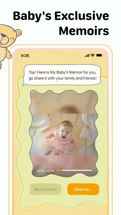Baby Memoirs-kid's video album स्क्रीनशॉट