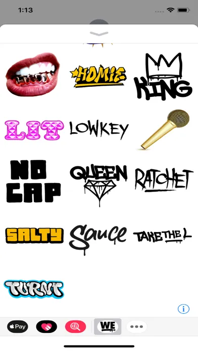 WE tv Hip Hop Stickers Screenshots