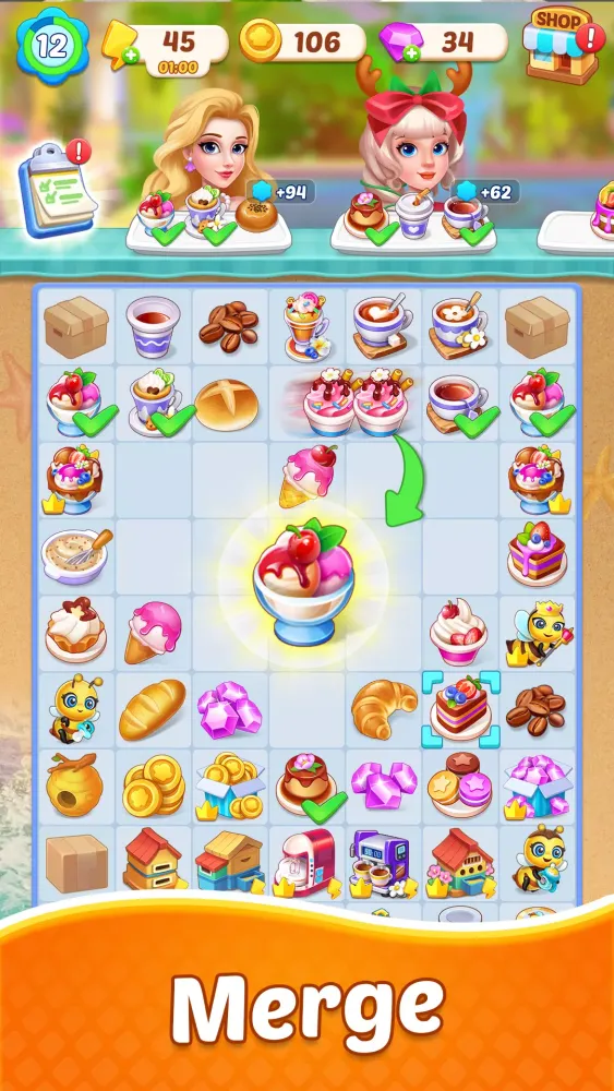Merge Cake - Design Story Screenshots