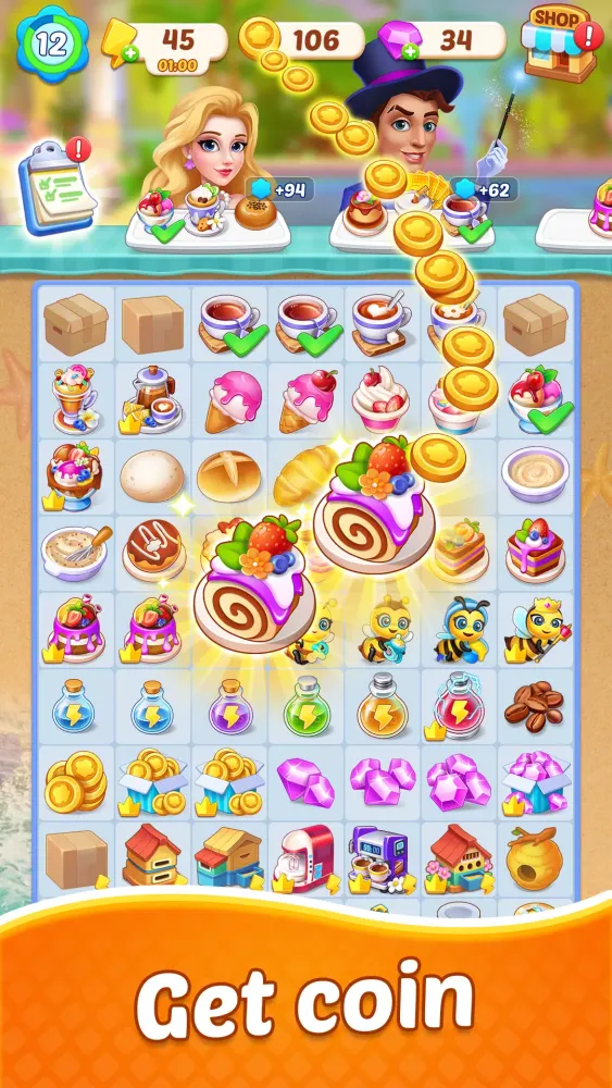 Merge Cake - Design Story Screenshots