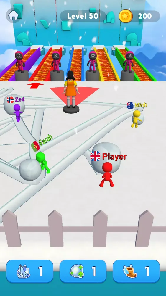 Snowball Race 3D: Ice Bridge Screenshots