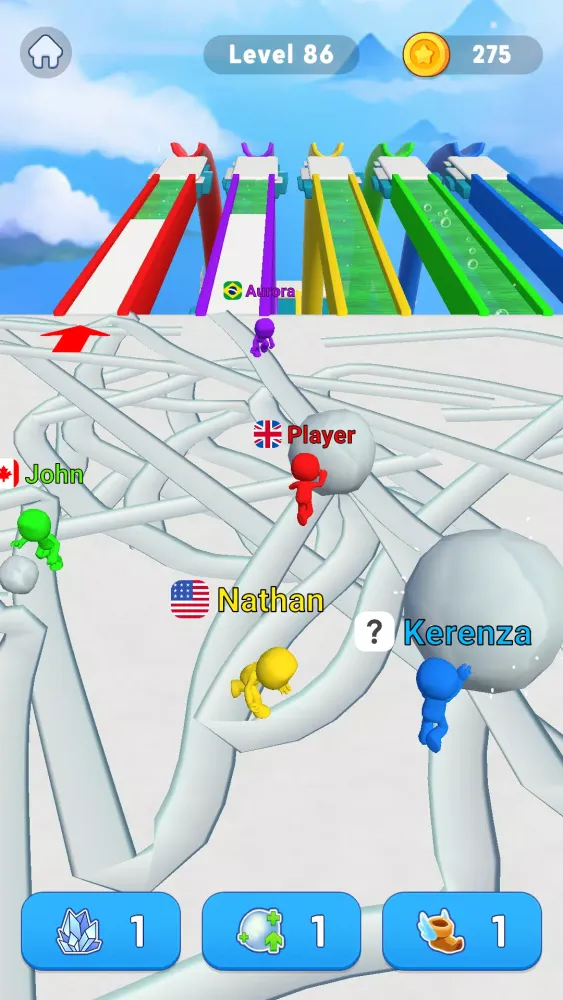 Snowball Race 3D: Ice Bridge Screenshots