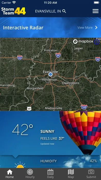 Storm Team 44 - WEVV Weather سکرین شاٹس