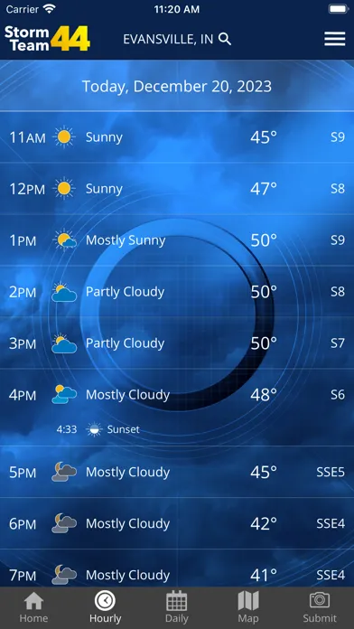 Storm Team 44 - WEVV Weather سکرین شاٹس