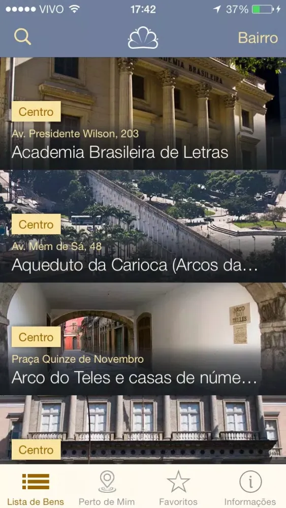 Patrimônio Carioca スクリーンショット