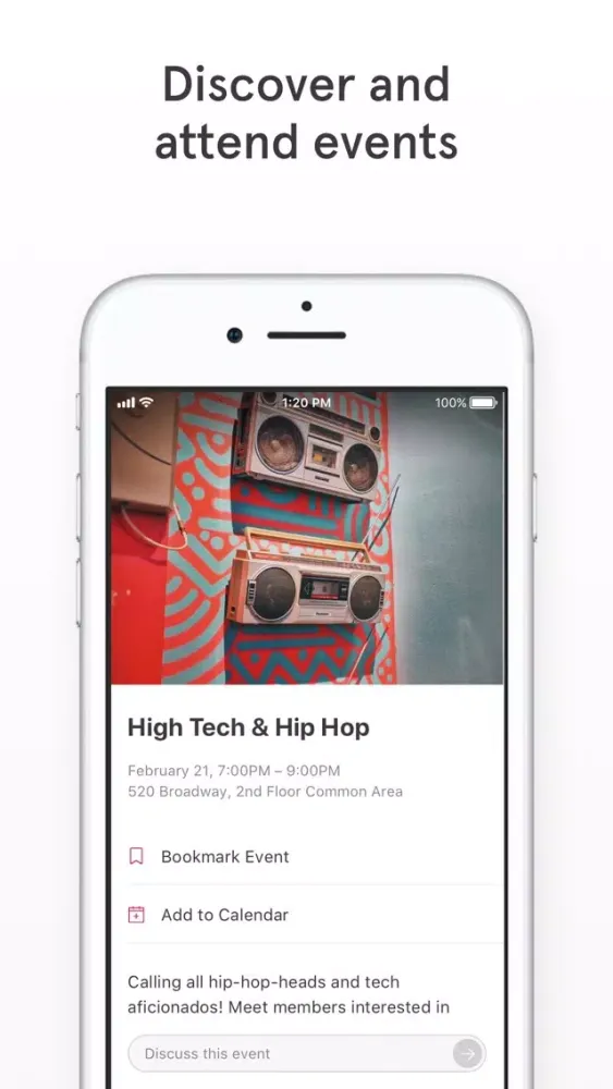 WeWork Member Screenshots