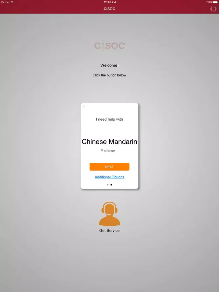 CISOC Client iPad  Screenshots