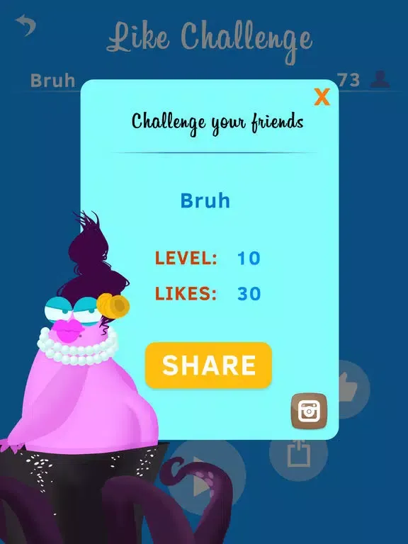 Capturas de tela do Like Challenge iPad 