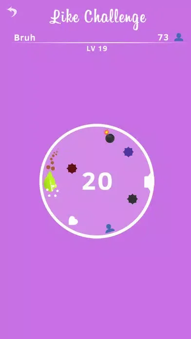 Capturas de tela do Like Challenge