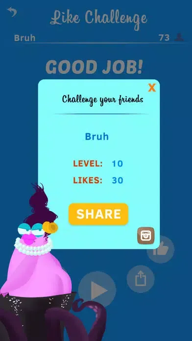 Capturas de tela do Like Challenge
