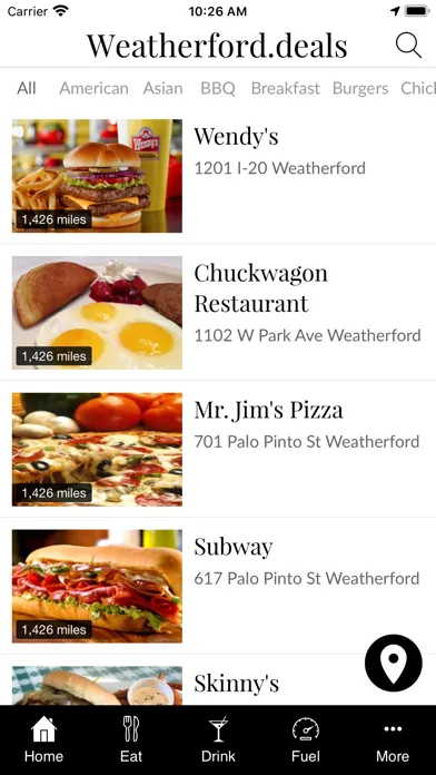 Screenshot di Weatherford.deals