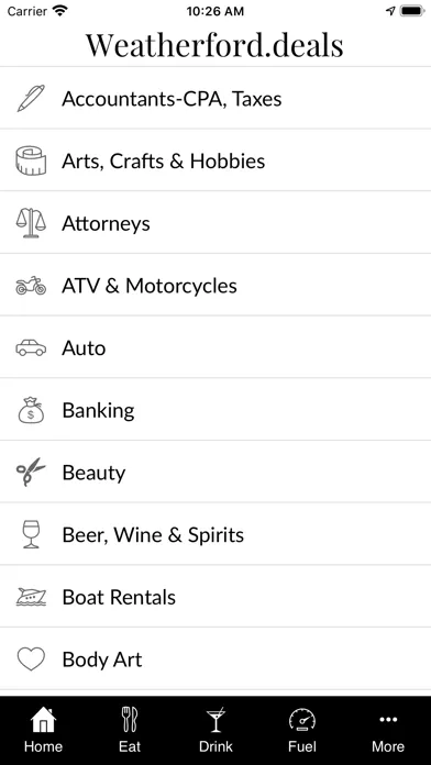 Screenshot di Weatherford.deals