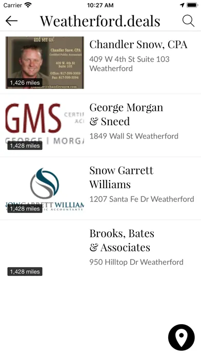 Screenshot di Weatherford.deals