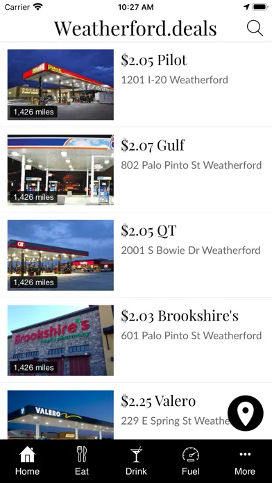 Screenshot di Weatherford.deals