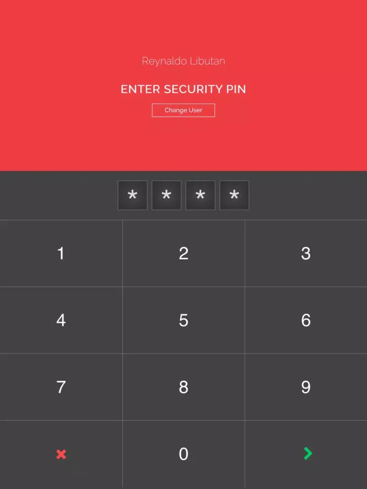 ภาพหน้าจอของ TSA Safety Plus iPad 