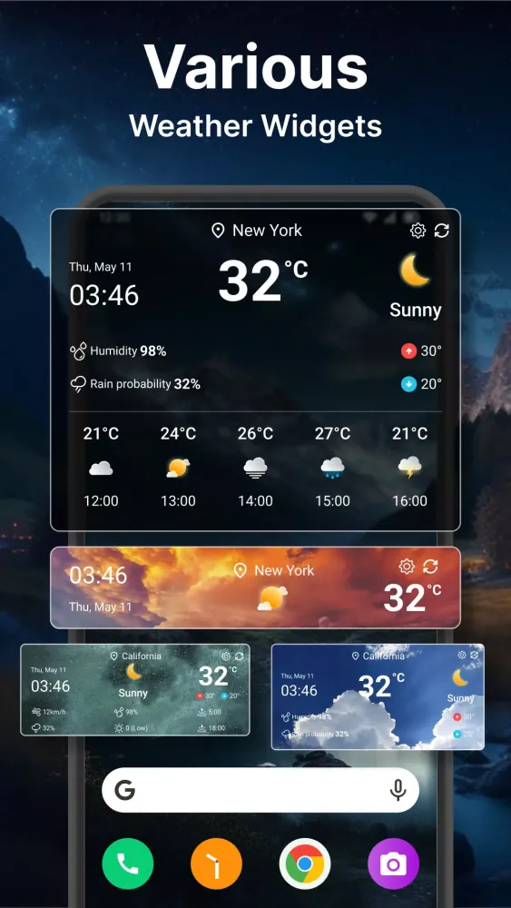 Capturas de pantalla de Weather forecast