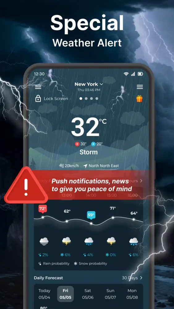 Capturas de pantalla de Weather forecast