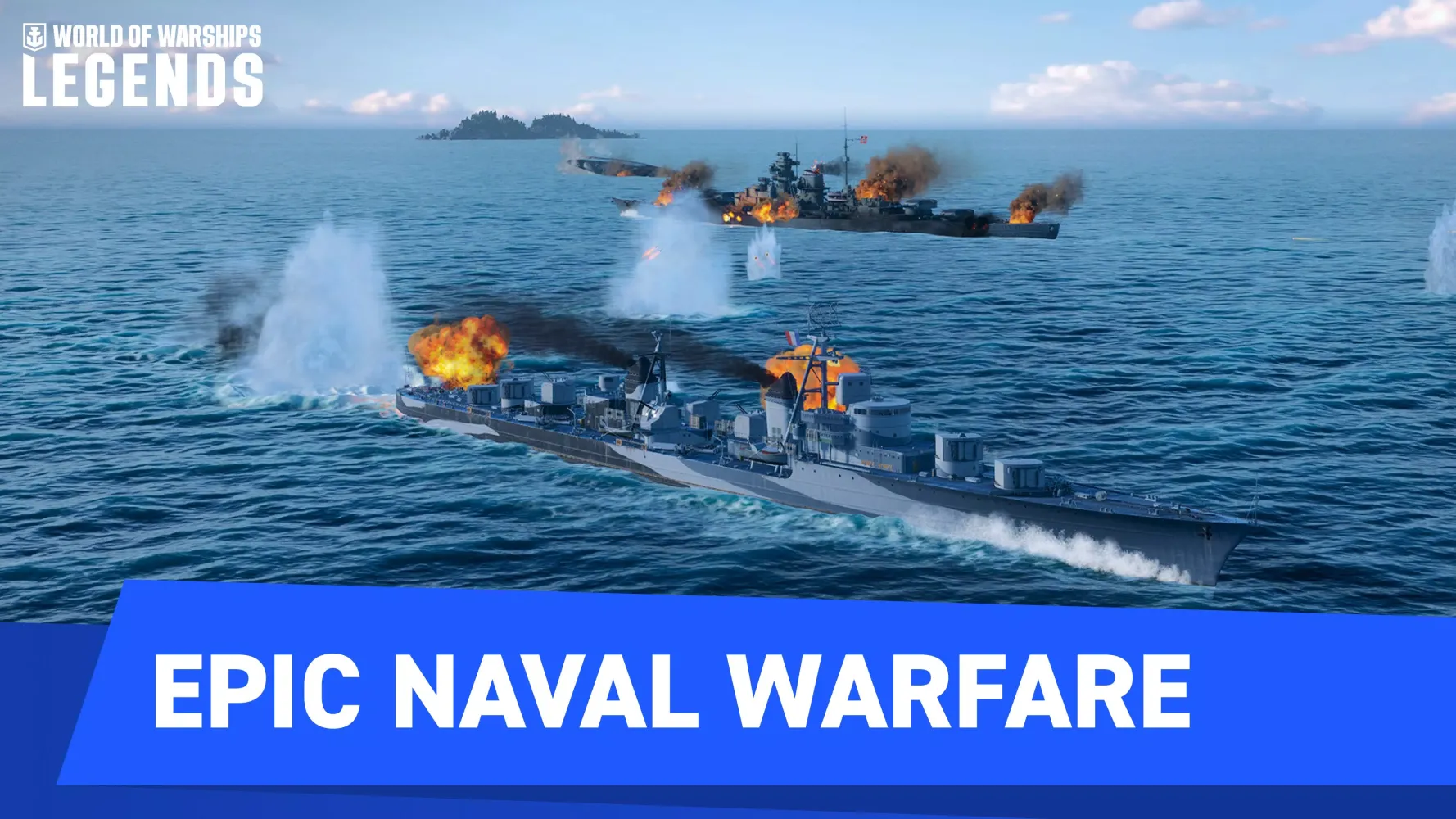 ภาพหน้าจอของ World of Warships Legends PvP