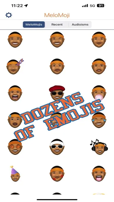 MeloMoji with Audioisms Ekran Görüntüleri