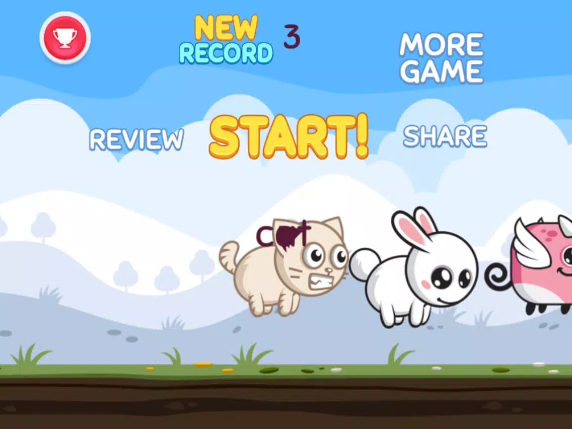 Capturas de tela do Cat Bouncing iPad 