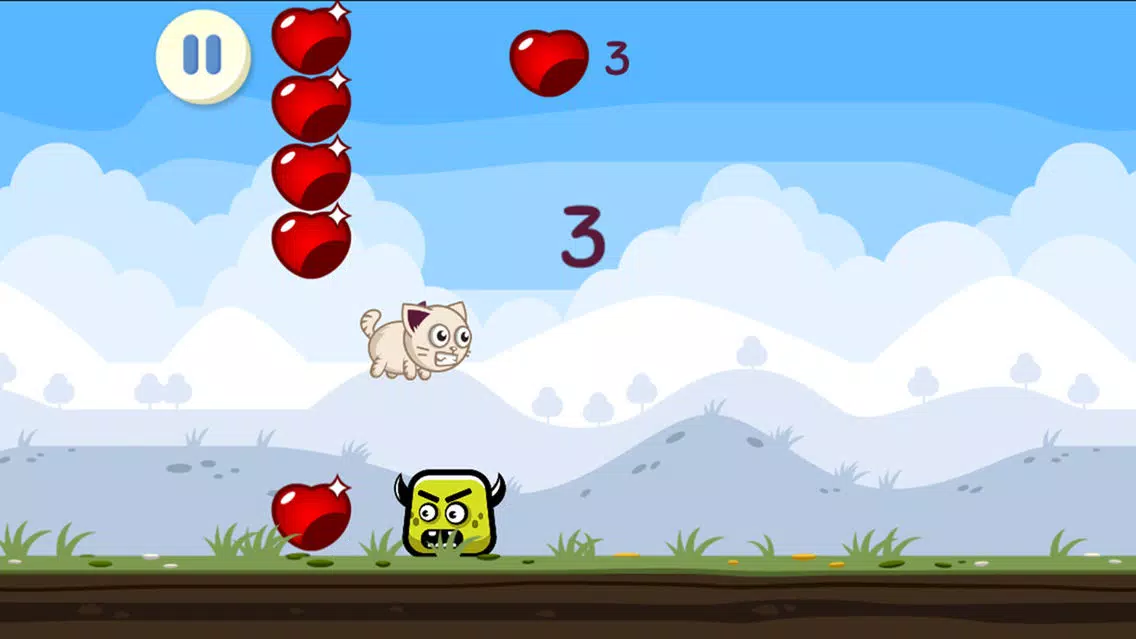 Capturas de tela do Cat Bouncing