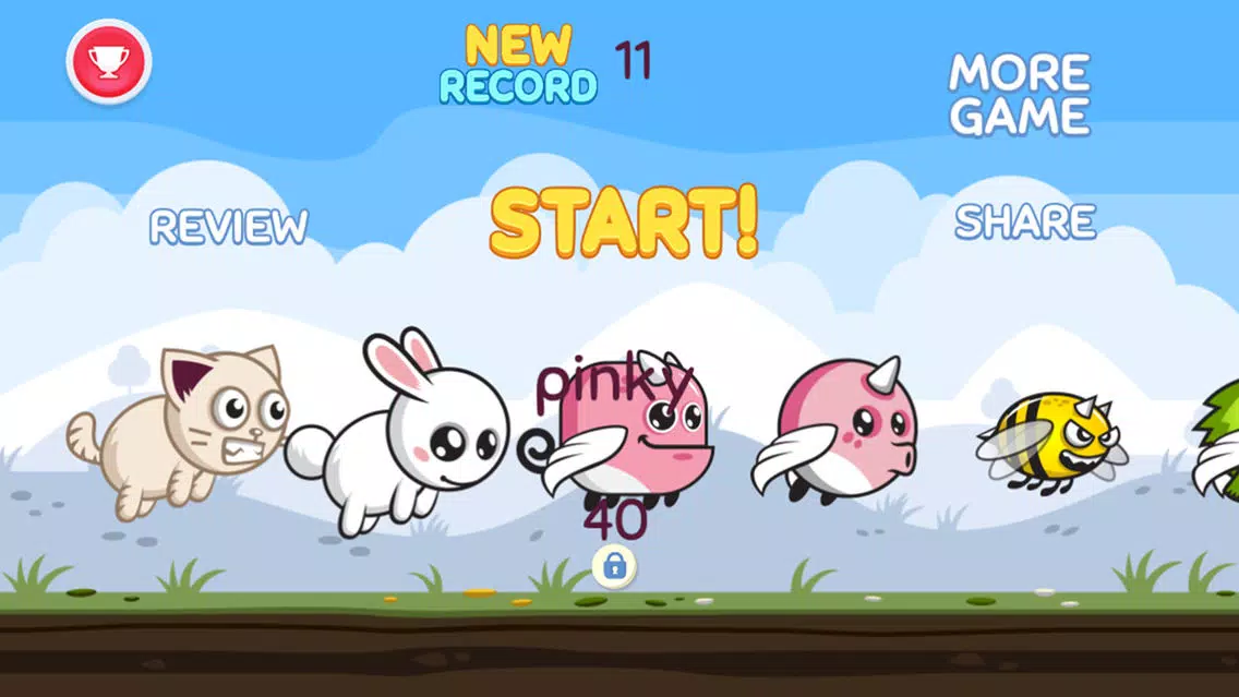 Capturas de tela do Cat Bouncing
