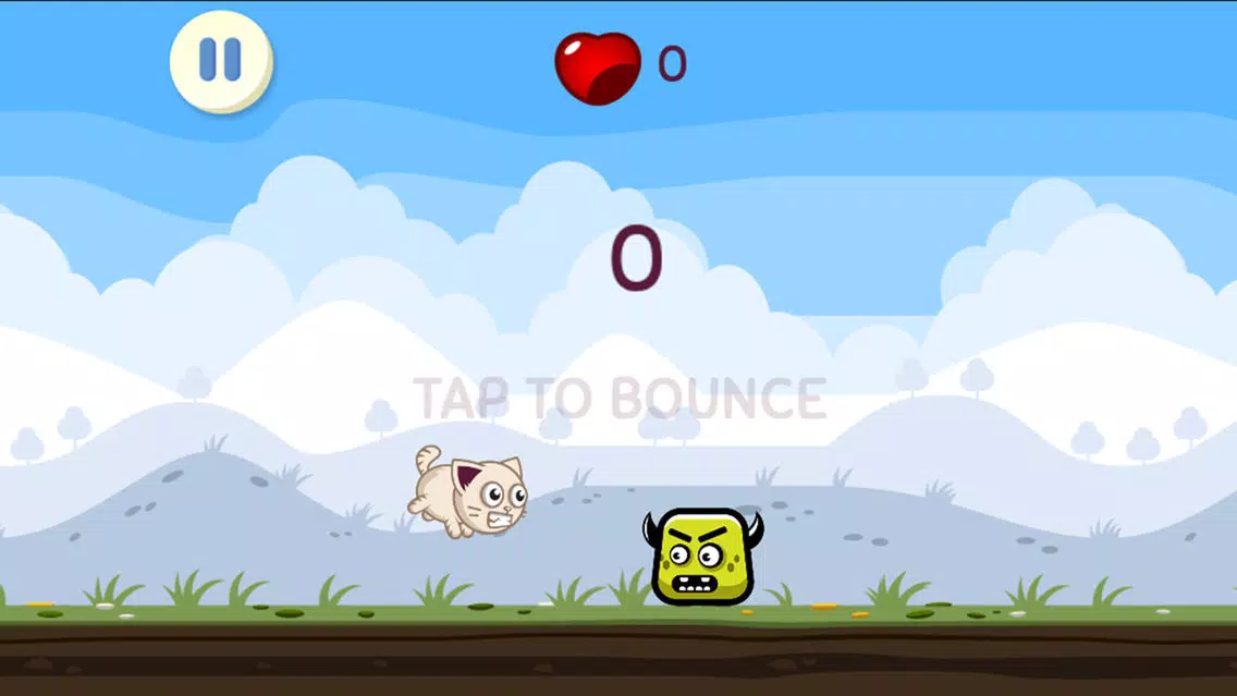 Capturas de tela do Cat Bouncing