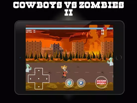 صور Cowboys VS Zombies II iPad 