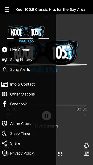 WGKL Kool 105.5 Ekran Görüntüleri