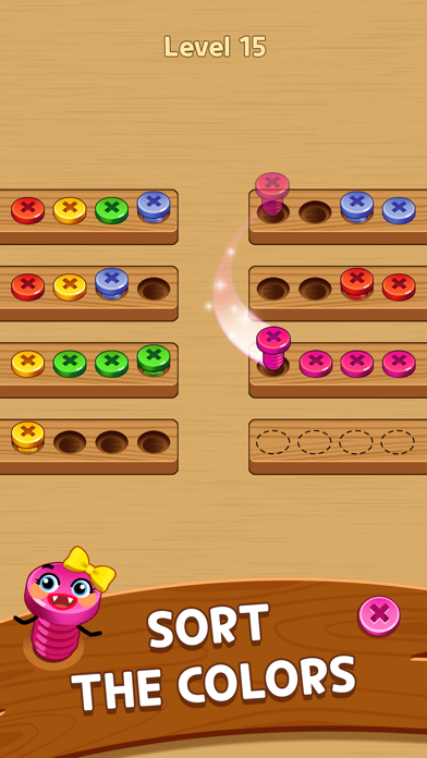 Wood Screw: Color Sort Puzzle应用截图