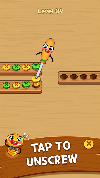 Wood Screw: Color Sort Puzzle应用截图
