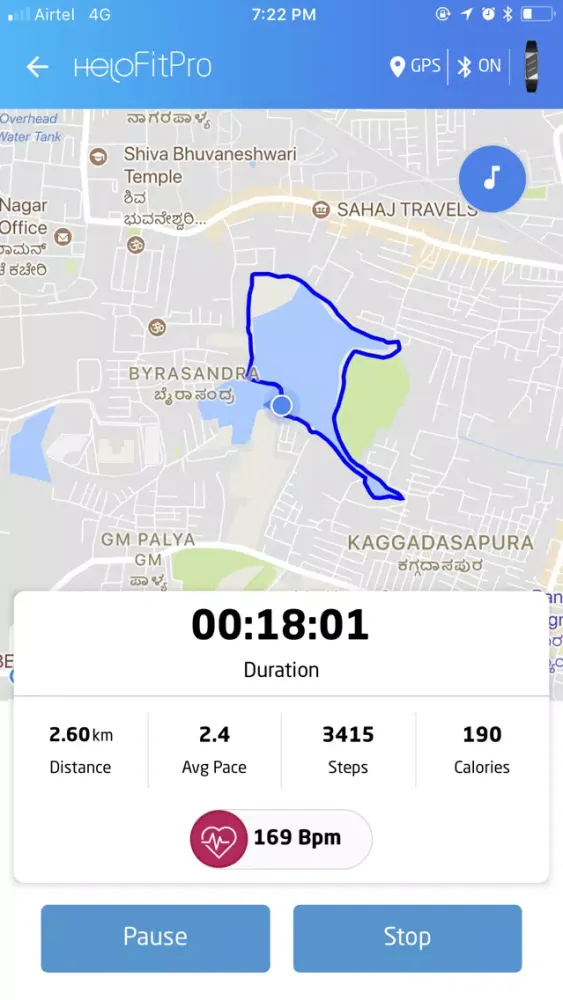 Tangkapan skrin HeloFit Pro