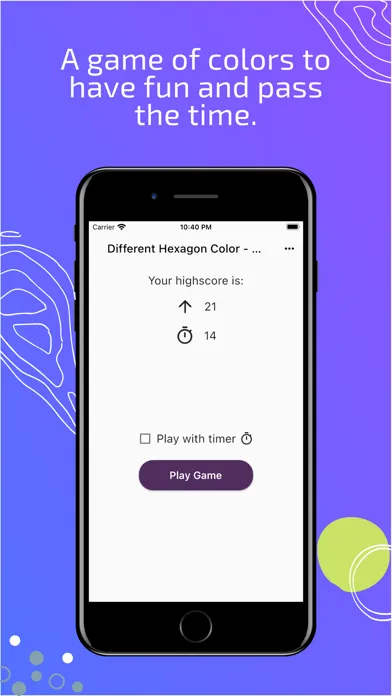 Different Hexagon Color - Game स्क्रीनशॉट