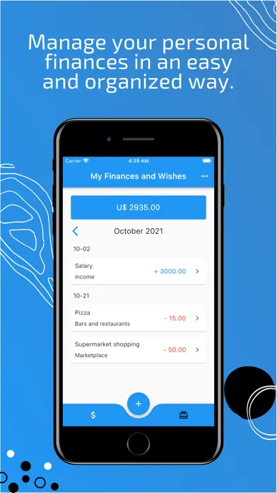 Zrzuty ekranu My Finances and Wishes