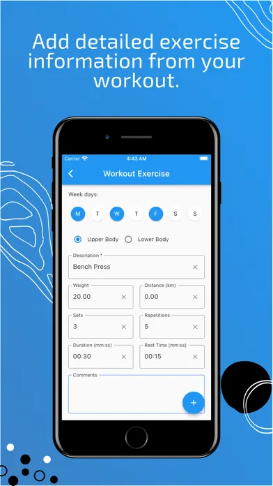 Tangkapan skrin Fit Week - My Workout Sheets