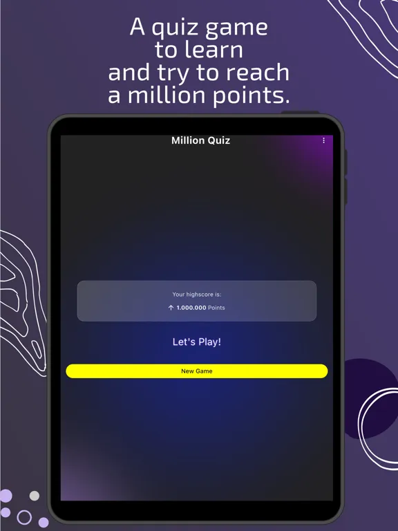 Million Quiz General Questions iPad 應用截圖