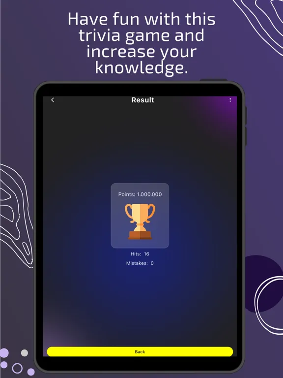 Million Quiz General Questions iPad 應用截圖